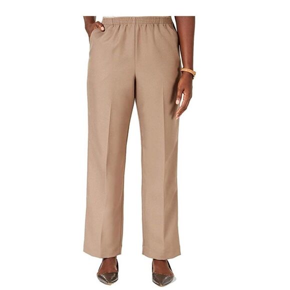 KAREN SCOTT Pull On Comfort Waist stonewall pants - Picture 1 of 3